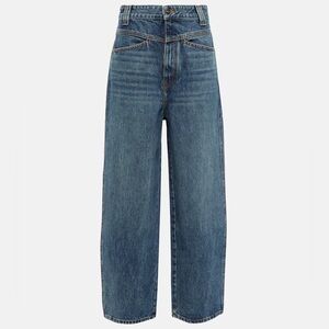 Khaite Preen Jean Wide Leg EUC Indigo Rigid